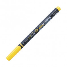 Surligneur Coat 80 de la marque Japonaise Tombow avec une mine de 4mm protégée. Jaune / Orangé