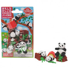 Lot de Gommes Panda - Iwako - Gomme japonaise