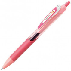 Stylo Bille Rose Zebra Gel Sarasa 0,5mm. Encre noire.