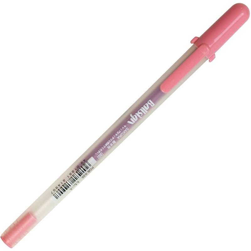 Stylo Bille de la marque sakura avec une bille  de 0.6mm. Rose clair