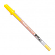 Stylo Bille de la marque sakura avec une bille  de 0.6mm. Jaune orangé