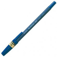 Stylo Bille Zebra Rubber 80 0,7mm bleu