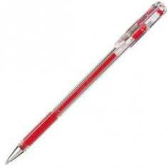 Stylo Bille de marque Pentel Hybride Grip 0.5mm - Rouge