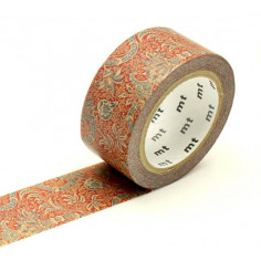 Rouleau de Washi Tape Japonais avec des motifs Floraux de Morris & Co