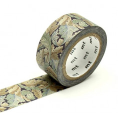 Rouleau de Washi Tape Japonais avec des motifs Floraux art nouveau de Morris & Co