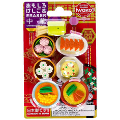 Lot de Gommes Nourriture Chinoise - Iwako - Gomme japonaise