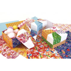 Papiers Origami - 100 Feuilles 10 Motifs - Boites en origamis
