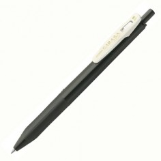 Stylo Bille Zebra Sarasa Clip Vintage 0,5mm. Encre Noir Sépia