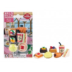 Lot de Gommes Café & Pâtisseries Japonaises – Iwako – Gomme japonaise