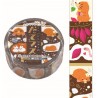 Rouleau de Washi Tape Japonais avec pour motif un Tunnel de  Taupe Kawaii