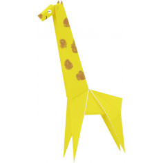 Kit  Origami - Animaux - Girafe