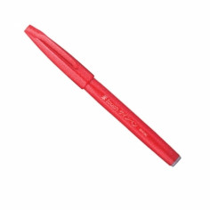 Crayon Pentel Brush Touch Felt-tip 1mm - Couleur rouge