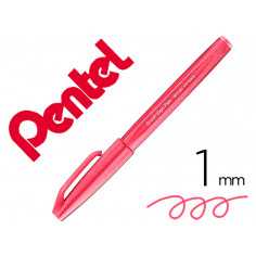 Crayon Pentel Brush Touch Felt-tip 1mm - Couleur Bourgogne