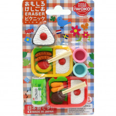 Lot de Gommes Double Bento - Iwako - Gomme japonaise