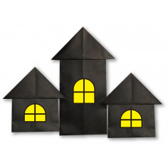 Kit  Origami - Halloween - Maisons hantées