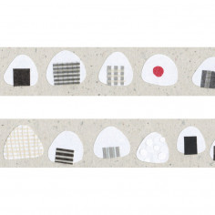 Washi Tape de 7 mètres avec pour motif des Onigiri Japonais