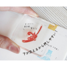 Base Transparente pour vos tampons japonais préférés. Exemple