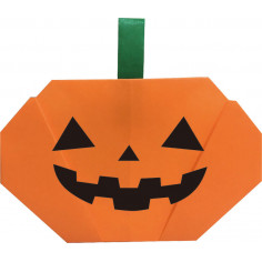 Kit  Origami - Halloween 2 - Citrouille