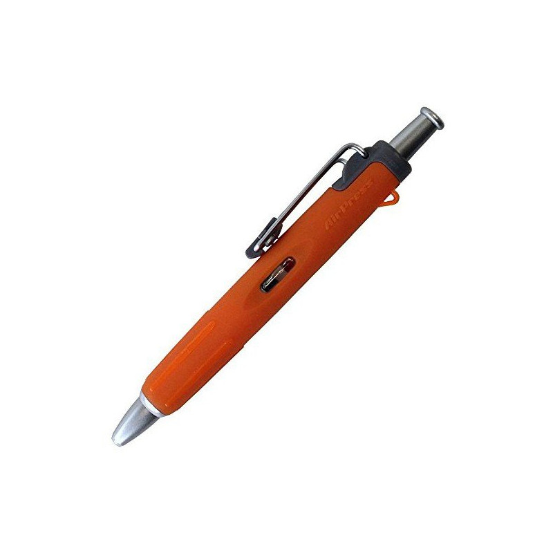 Stylo Bille Pen Air Press fabriqué par Tombow avec système de chambre à encre à air Pressurisé - modèle Orange