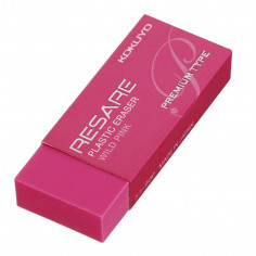 Gomme Resare du fabriquant Japonais Kokuyo avec des couleurs flashy. Rose