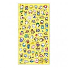 Planche de plus de 60 Stickers avec comme thème des Chats dans diverses situations en été et costumes délirants. Vue 2