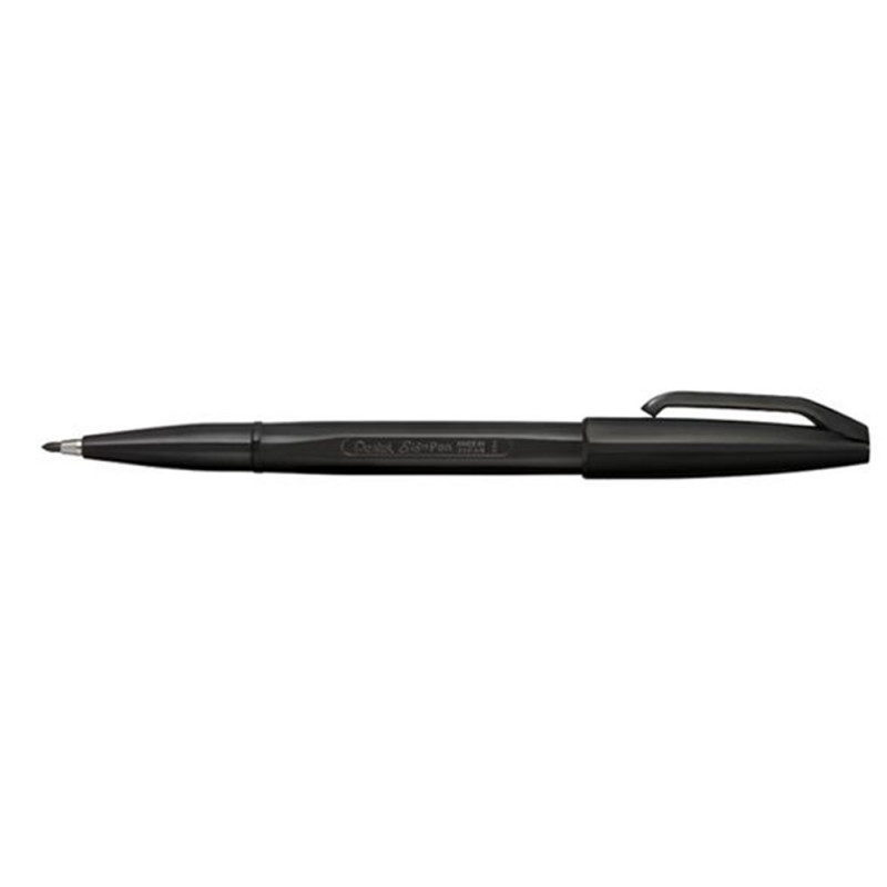 Crayon Feutre Fin SignPen de la marque japonaise Pentel avec une mine de 0,8mm